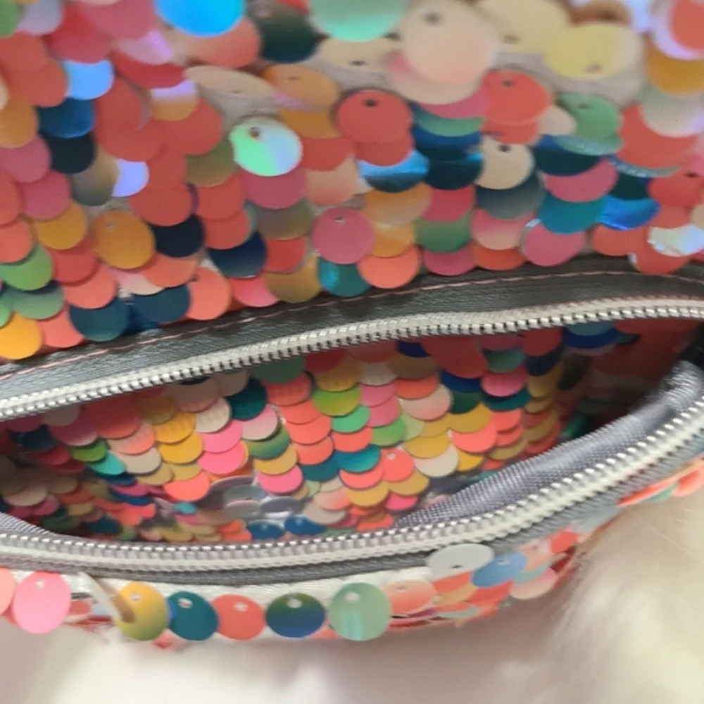 Justice Little girls unicorn backpack purse (small) with‎ initial L